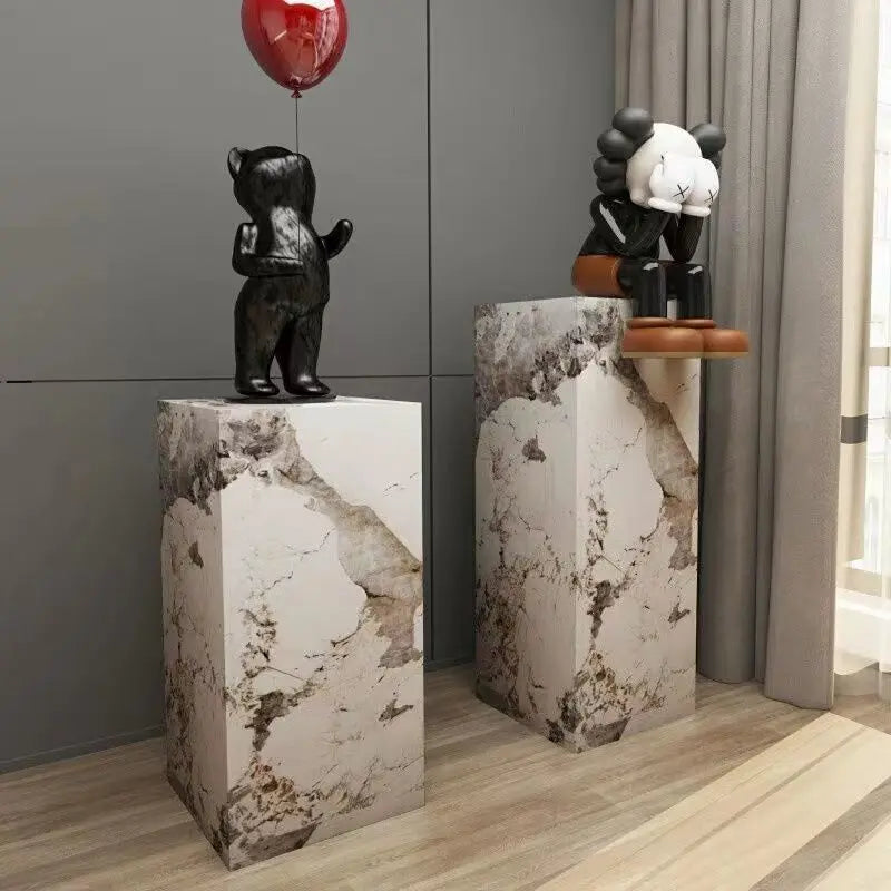 Luxurious Marble Flower Frame