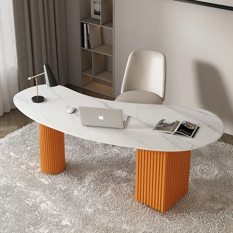 Modern Marble-Top Luxury Desk
