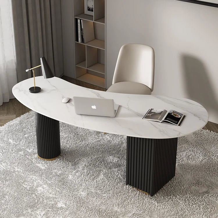 Modern Marble-Top Luxury Desk