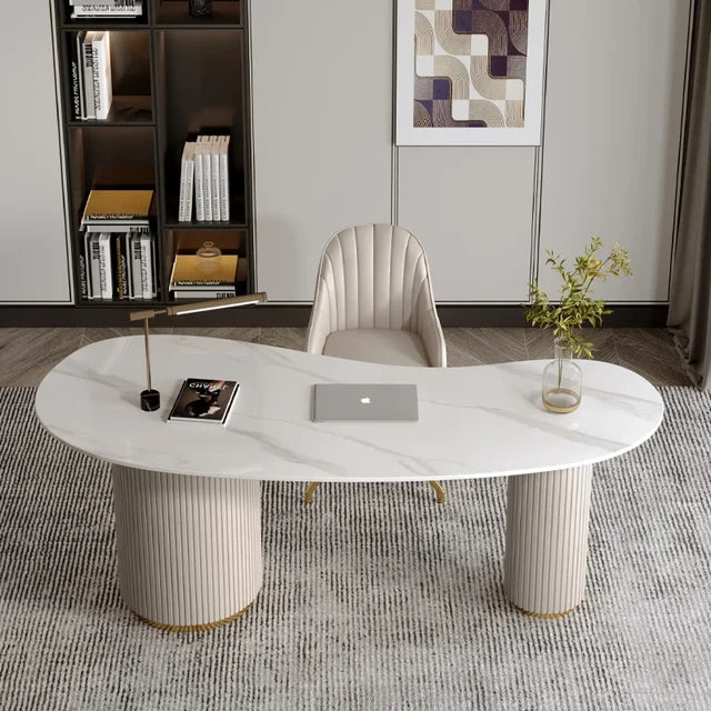 Modern Marble-Top Luxury Desk