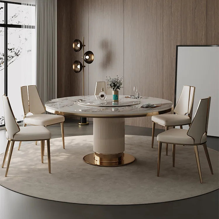Modern Italian Marble Dining Set
