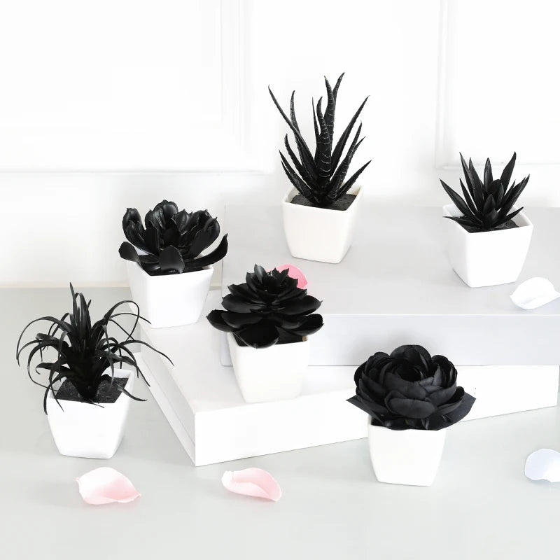 Mini Potted Plant Simulation Set
