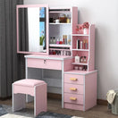 Wechseln Affordable 4-Drawer Vanity Dresser Set 3 Bild