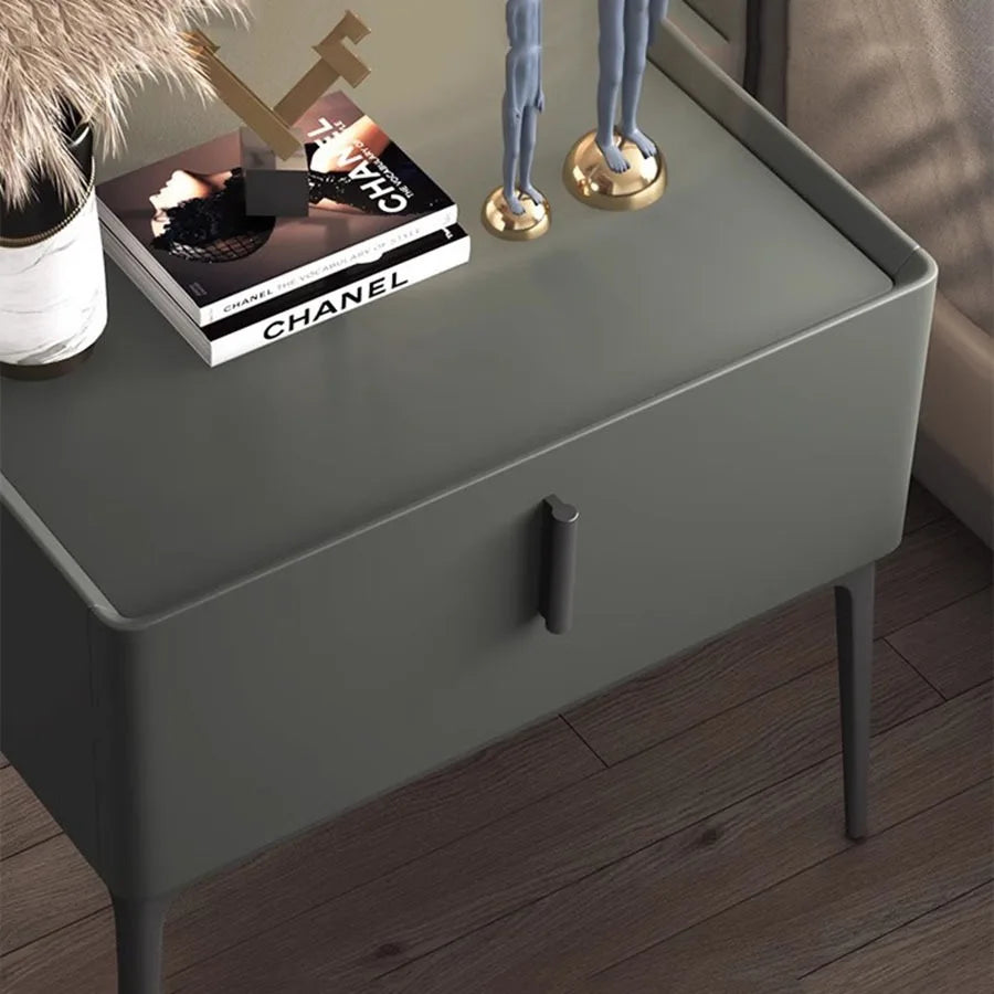 Minimalist Nordic Wooden Nightstand Set