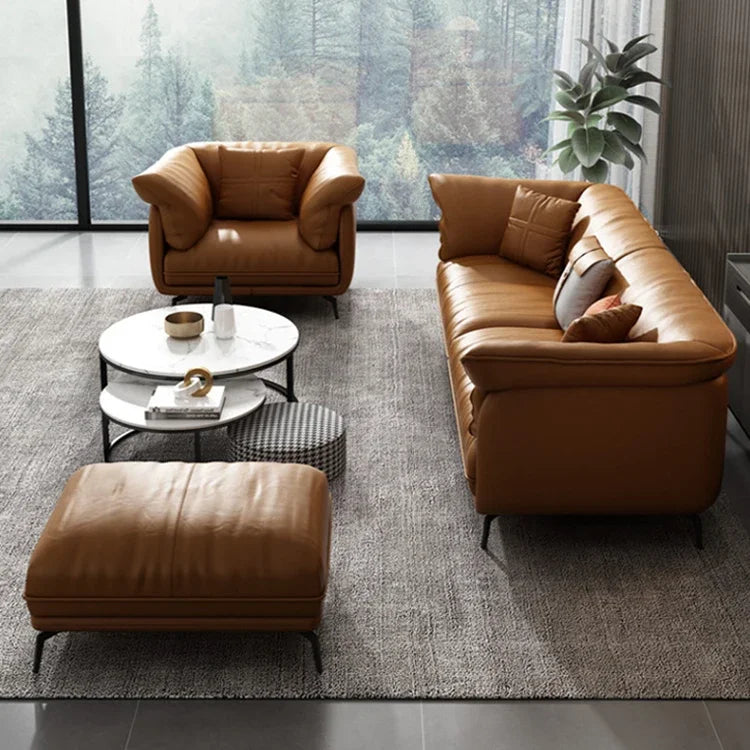 Italian-style Luxury Leather Sofa Set