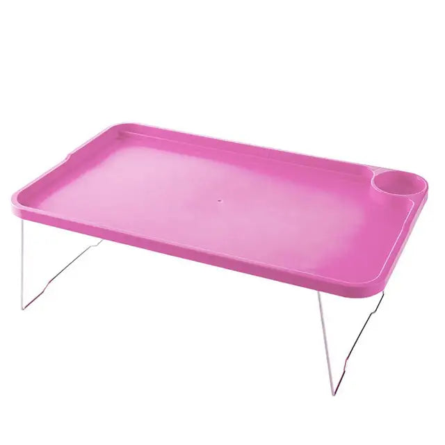Folding Laptop Bed Table with Cup Holder