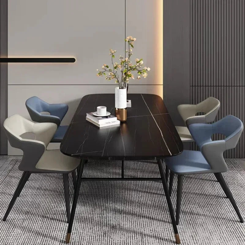 Modern Metal Dining Chair for Apartments