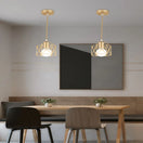 Wechseln Metal Cage LED Pendant Light Fixture 3 Bild