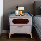 Wechseln Italian Glass Bedside Cabinet 1 Bild