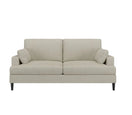 Wechseln Modern Mid-Size Oatmeal Fabric Sofa 2 Bild
