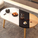 Wechseln Modern Wooden Round Coffee Table 2 Bild